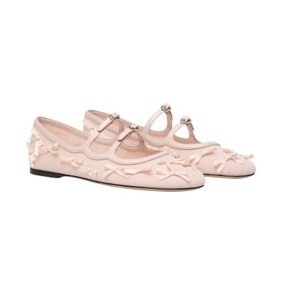 THE BOW MESH KIKI BALLERINA
